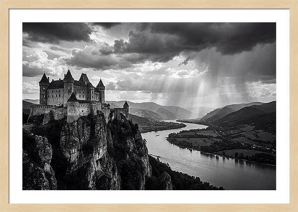 Chateau Beynac Overlooking The Valley