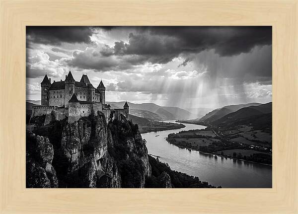 Chateau Beynac Overlooking The Valley