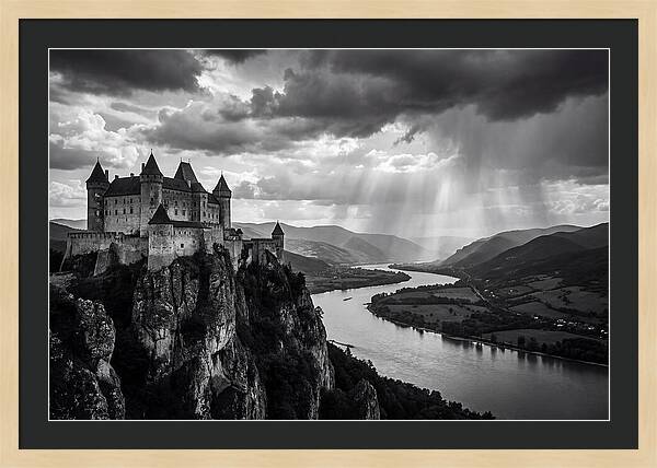 Chateau Beynac Overlooking The Valley