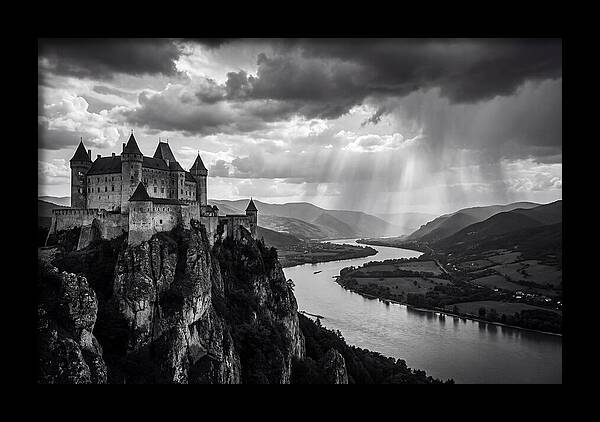 Chateau Beynac Overlooking The Valley