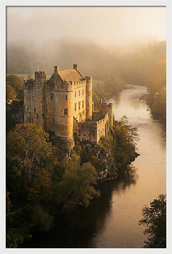 Chateau De Beynac At Dawn