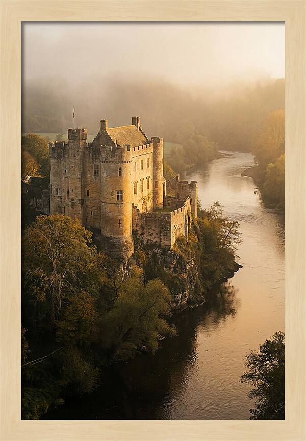 Chateau De Beynac At Dawn