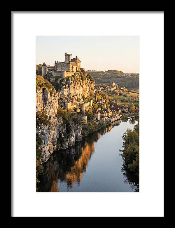 Chateau De Beynac At Golden Hour