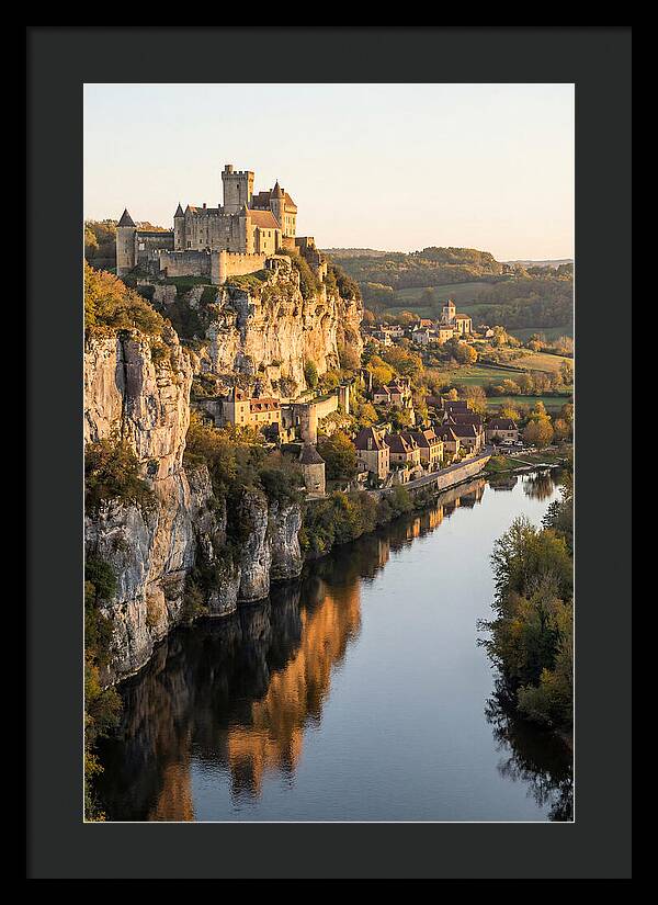 Chateau De Beynac At Golden Hour
