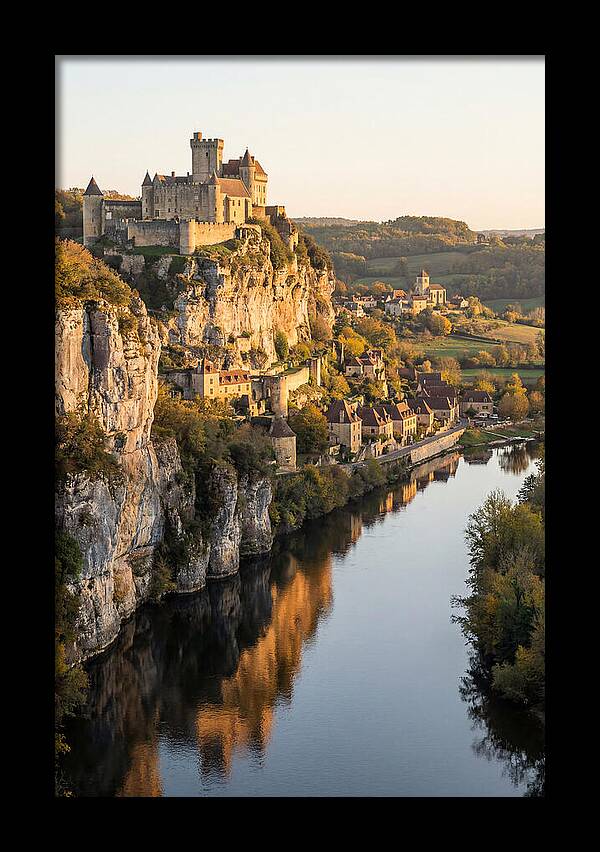 Chateau De Beynac At Golden Hour