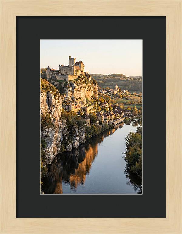 Chateau De Beynac At Golden Hour