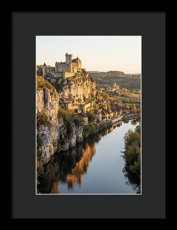 Chateau De Beynac At Golden Hour