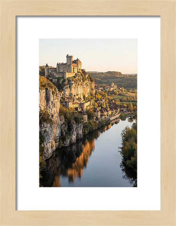 Chateau De Beynac At Golden Hour