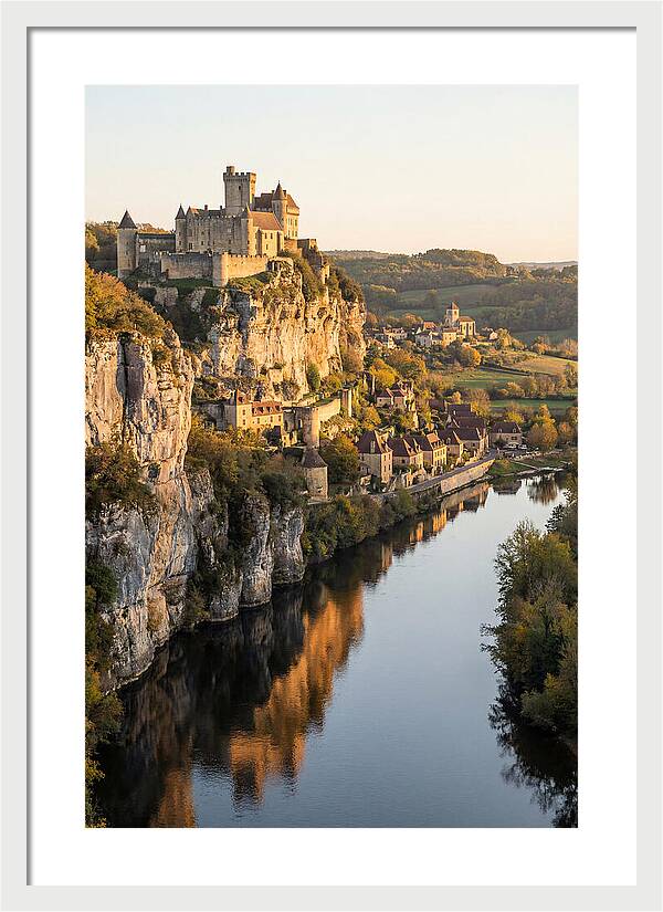 Chateau De Beynac At Golden Hour