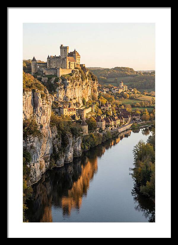 Chateau De Beynac At Golden Hour