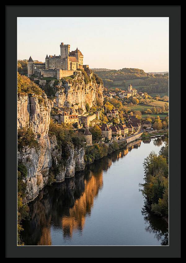 Chateau De Beynac At Golden Hour