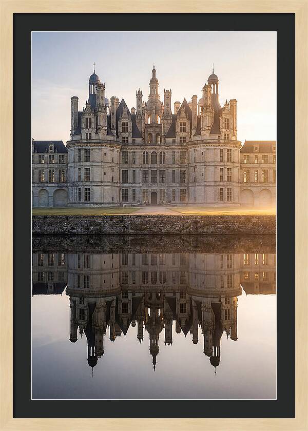 Chateau De Chambord At Dawn