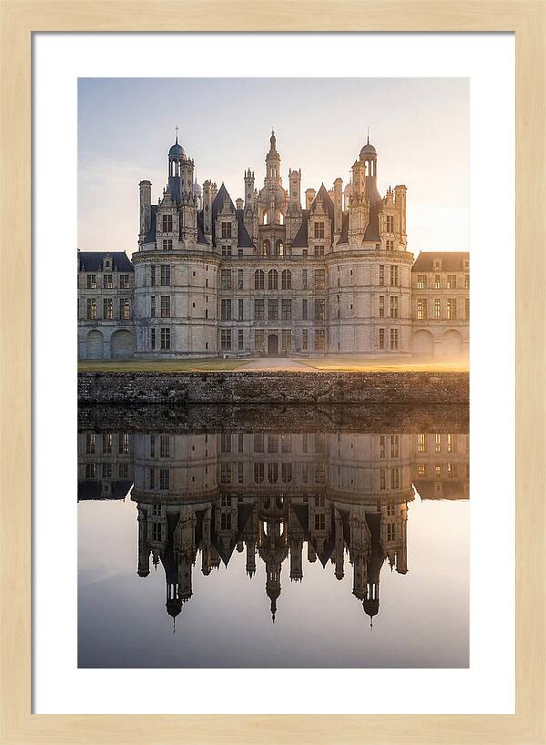Chateau De Chambord At Dawn