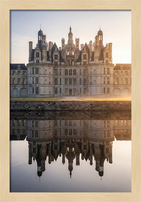 Chateau De Chambord At Dawn