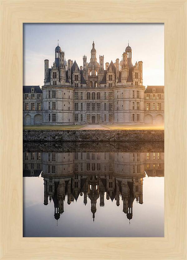 Chateau De Chambord At Dawn