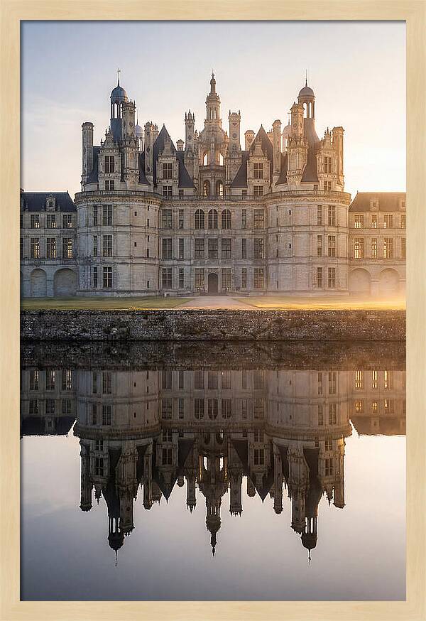 Chateau De Chambord At Dawn