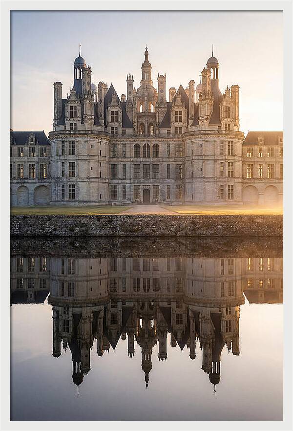 Chateau De Chambord At Dawn