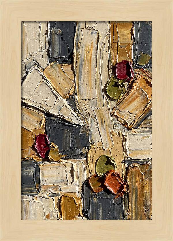 Cheese Board Palette Knife Abstract