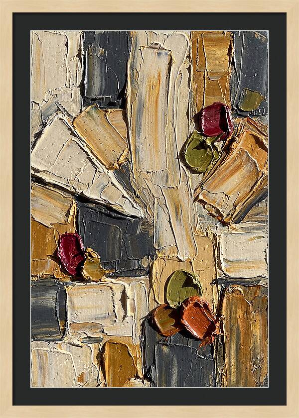 Cheese Board Palette Knife Abstract