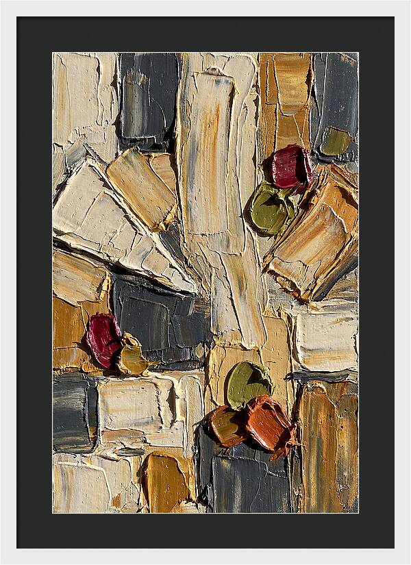 Cheese Board Palette Knife Abstract
