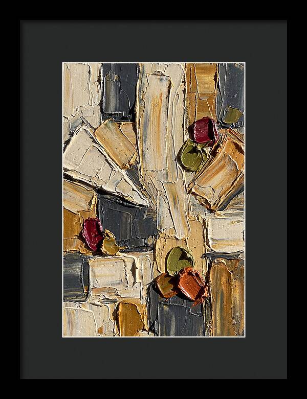 Cheese Board Palette Knife Abstract