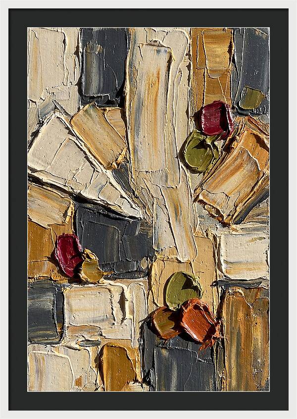 Cheese Board Palette Knife Abstract