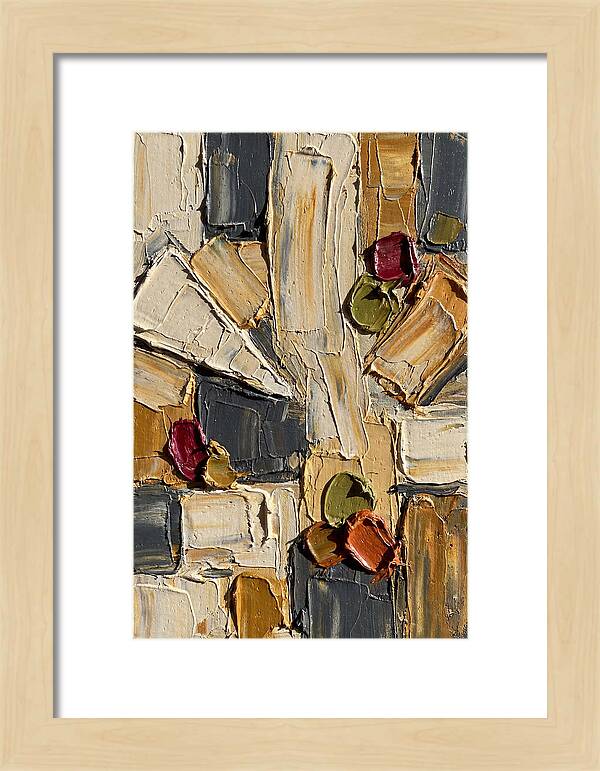 Cheese Board Palette Knife Abstract