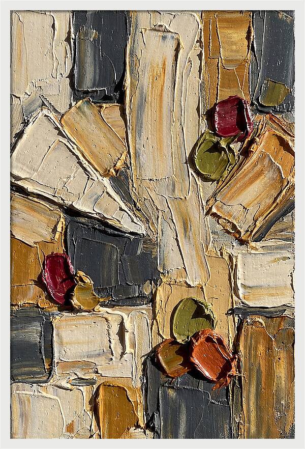 Cheese Board Palette Knife Abstract