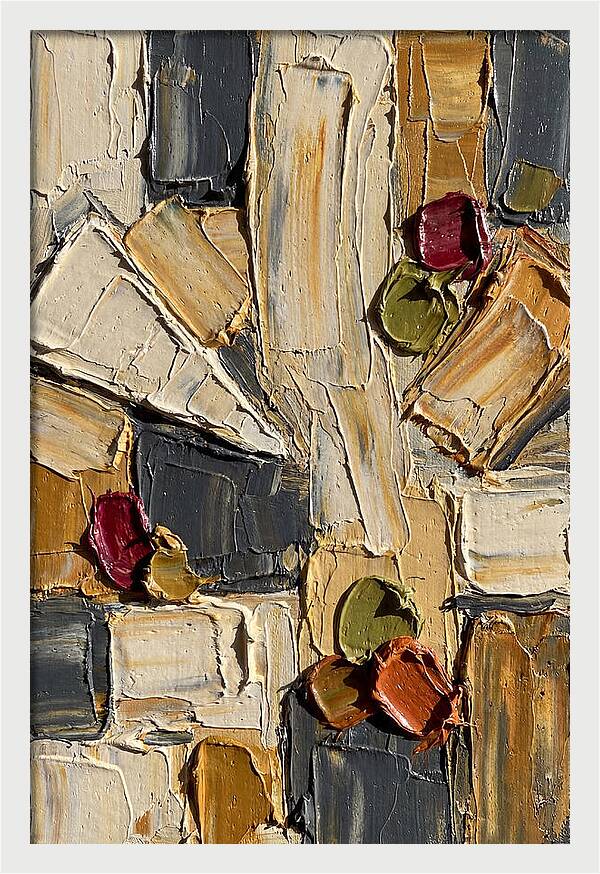 Cheese Board Palette Knife Abstract