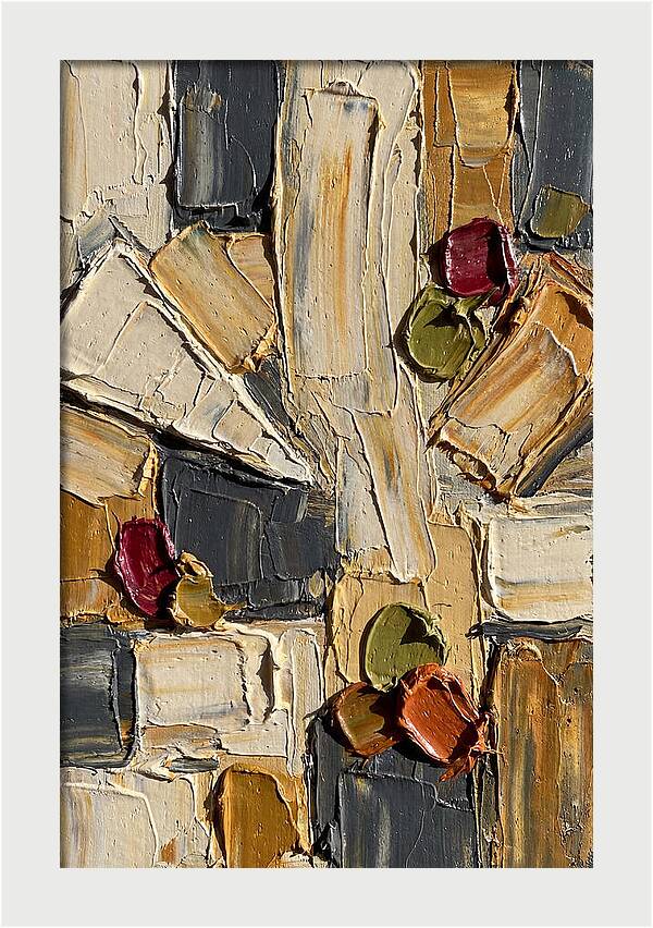 Cheese Board Palette Knife Abstract