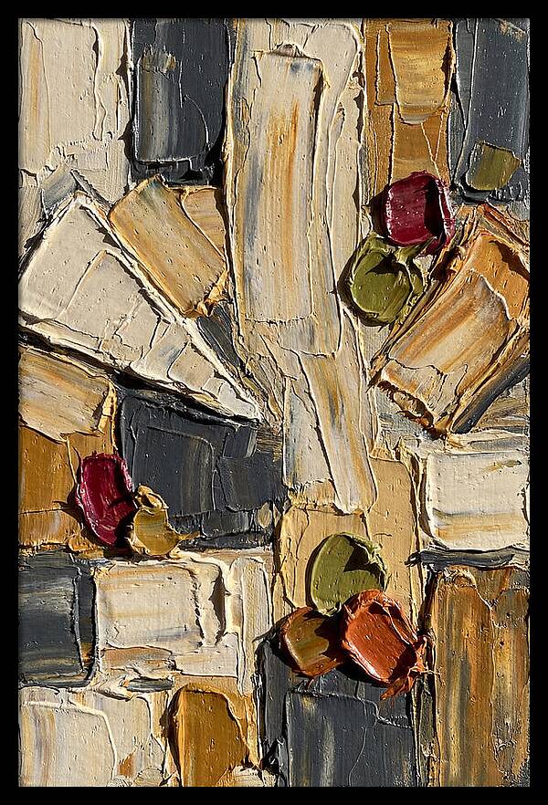 Cheese Board Palette Knife Abstract