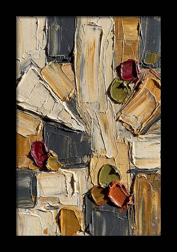 Cheese Board Palette Knife Abstract