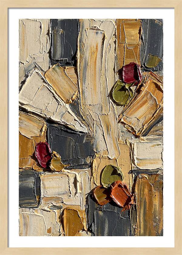 Cheese Board Palette Knife Abstract