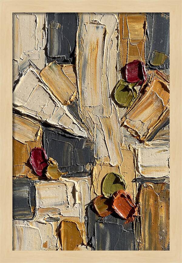 Cheese Board Palette Knife Abstract