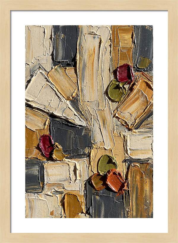 Cheese Board Palette Knife Abstract