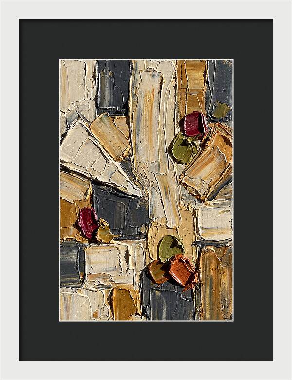 Cheese Board Palette Knife Abstract
