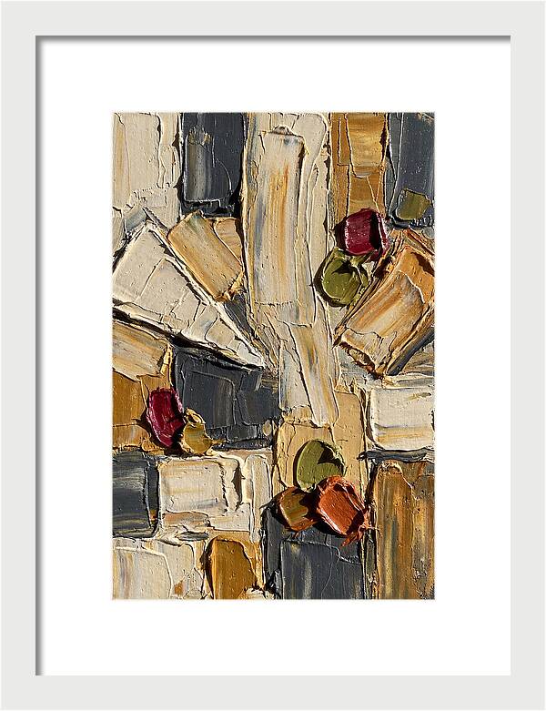 Cheese Board Palette Knife Abstract