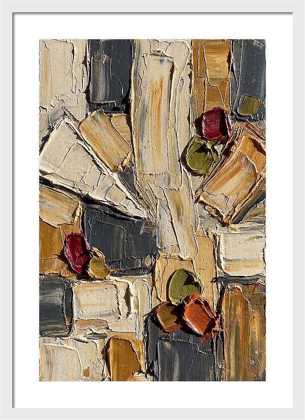Cheese Board Palette Knife Abstract