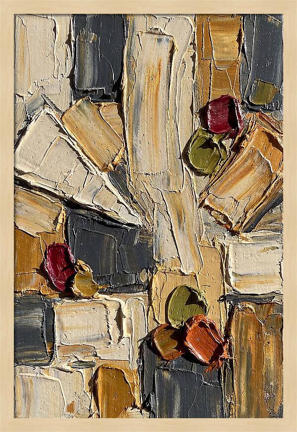 Cheese Board Palette Knife Abstract