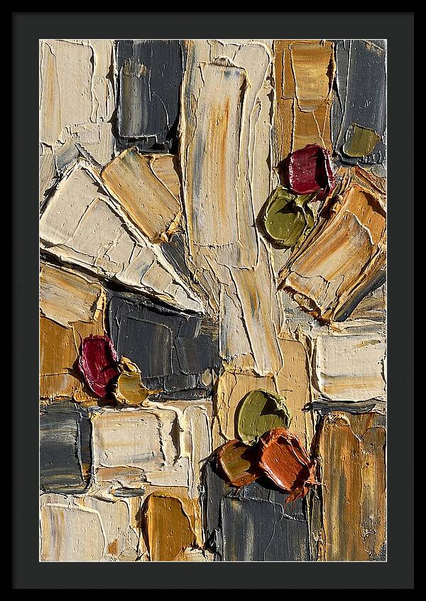 Cheese Board Palette Knife Abstract