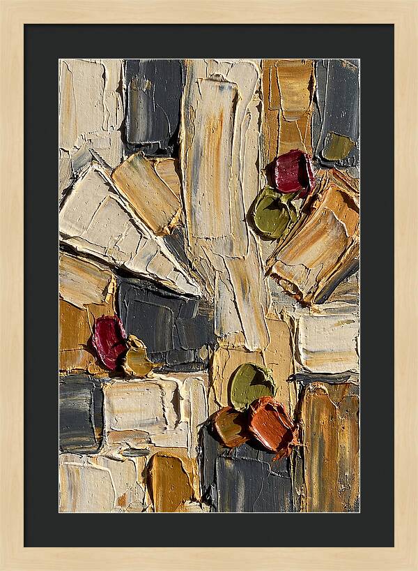 Cheese Board Palette Knife Abstract