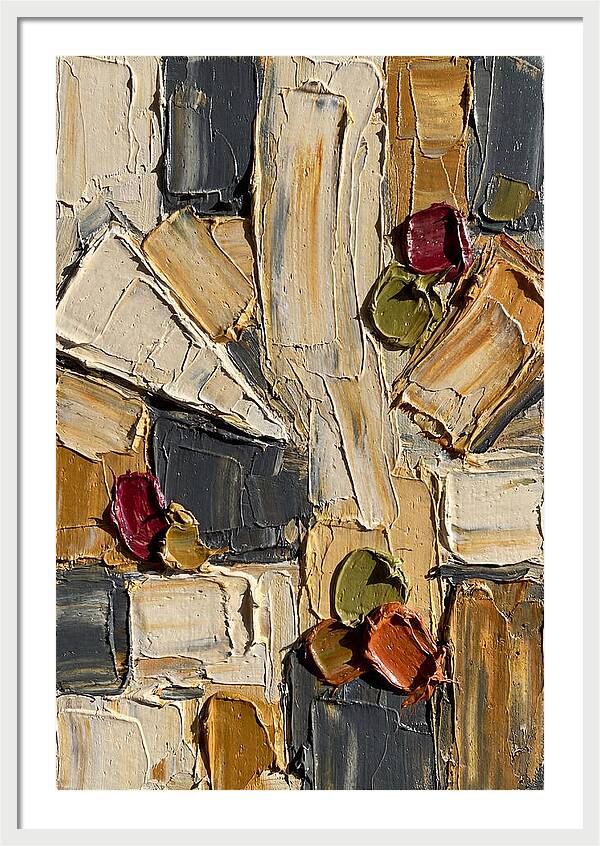 Cheese Board Palette Knife Abstract