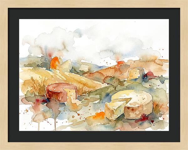 Cheese Landscape Serenity