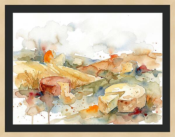 Cheese Landscape Serenity