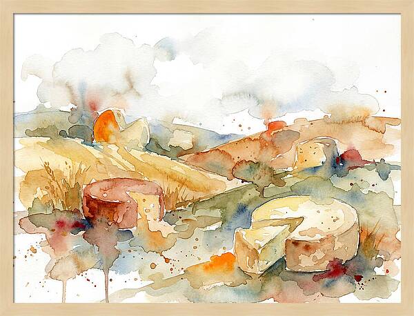 Cheese Landscape Serenity