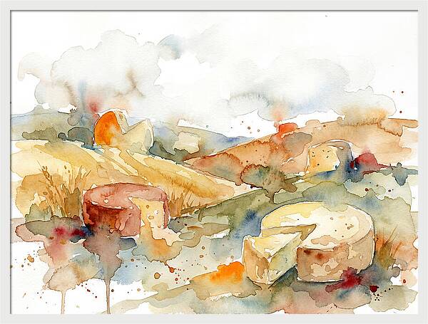 Cheese Landscape Serenity