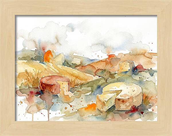 Cheese Landscape Serenity