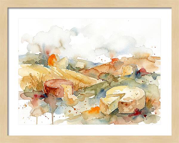 Cheese Landscape Serenity