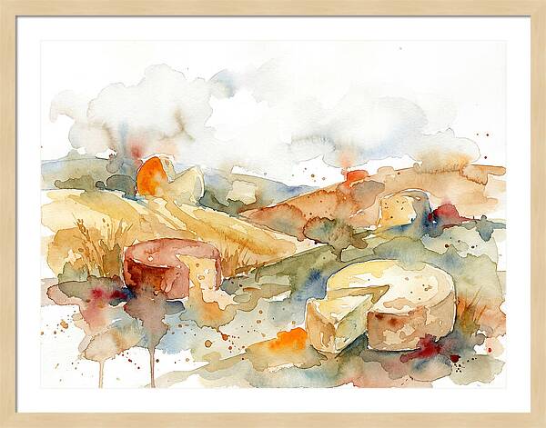 Cheese Landscape Serenity