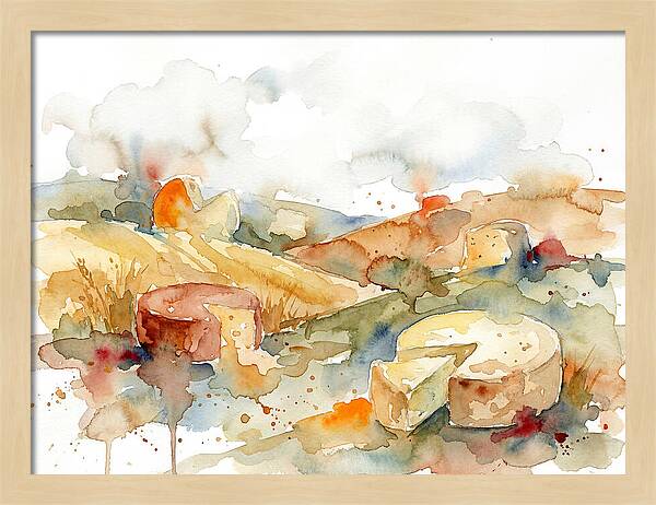 Cheese Landscape Serenity